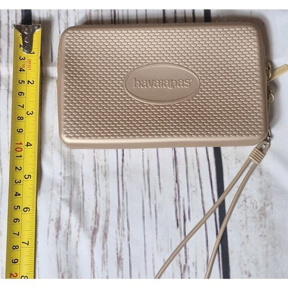 Havaianas Womens Metallic Mini Bag Plus Color: Metallic Champagne Wristlet - Picture 6 of 6